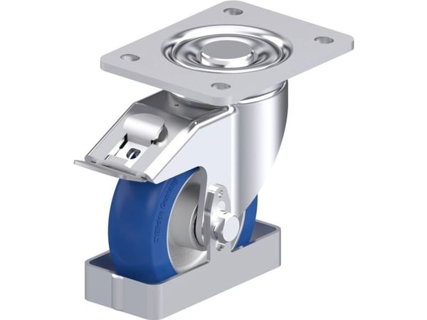 Blickle 939289 LH-ALBS 125K-3-FI-CO-FS styrehjul i stål - hjuldiameter 125 mm, bæreevne (maks.) 370 kg, 1 stk