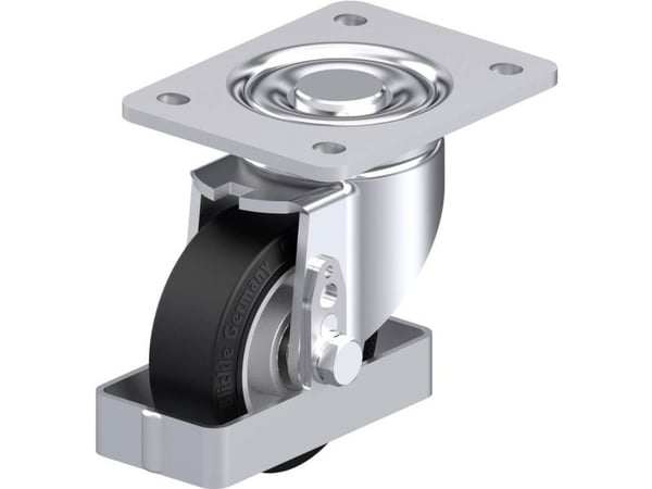 Blickle 938581 LH-ALEV 100K-3-FS Teräksinen kääntöpyörä Pyörän halkaisija: 100 mm Kantavuus (max.): 200 kg 1 kpl