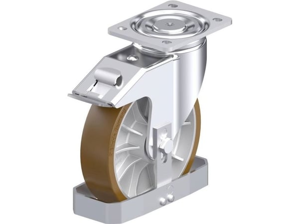 Blickle 942182 LH-ALB 202K-FI-FS Teräksinen kääntöpyörä Pyörän halkaisija: 200 mm Kantavuus (max.): 900 kg 1 kpl