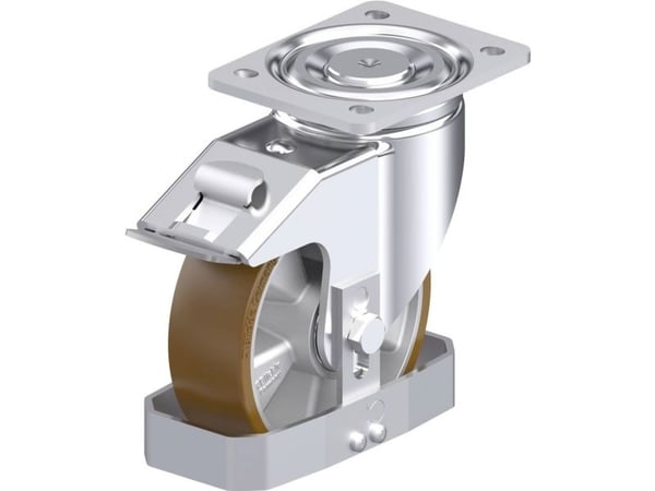 Blickle 939606 LH-ALB 160K-FI-FS styrhjul i stål, hjuldiameter 160 mm, bärförmåga max. 750 kg (1 st)
