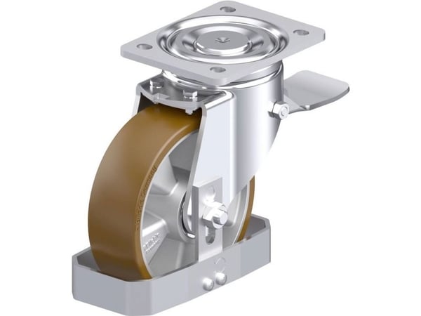 Blickle 933363 LH-ALB 160K-ST-FS styrehjul i stål, hjul Ø160 mm, maks 750 kg, 1 stk