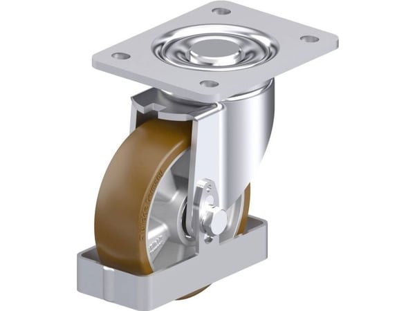Blickle 939600 LH-ALB 125K-3-FS styrehjul i stål, hjuldiameter 125 mm, bæreevne (maks.) 550 kg, 1 stk