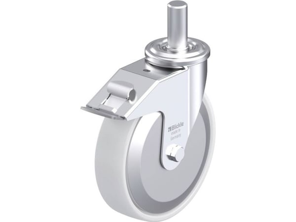 Blickle 749844 LEZ-PO 200G-27-FI-FA styrehjul i stål, hjuldiameter 200 mm, bæreevne (maks.) 300 kg (1 stk.)