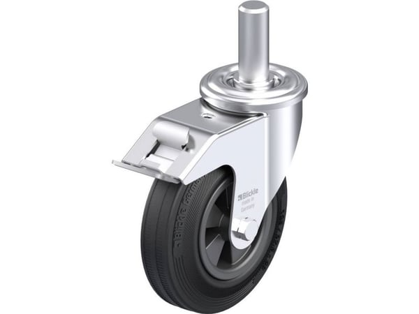 Blickle 577536 LEZ-VPP 125G-FI styrhjul i stål, hjuldiameter: 125 mm, bärförmåga (max): 100 kg, 1 st