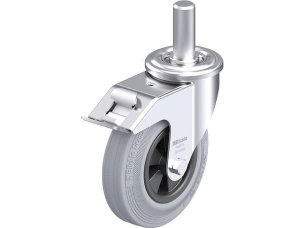 Blickle 610972 LEZ-VPP 125G-FI-SG styrhjul i stål, hjuldiameter: 125 mm, bärförmåga (max): 100 kg, 1 st