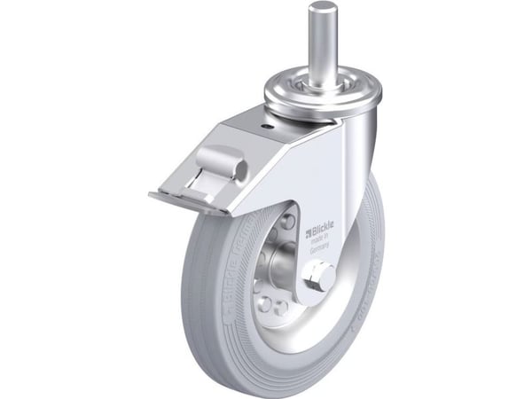 Blickle 659292 LEZ-VE 200R-22-FI-SG styrehjul i stål, hjuldiameter 200 mm, maks. 205 kg, 1 stk