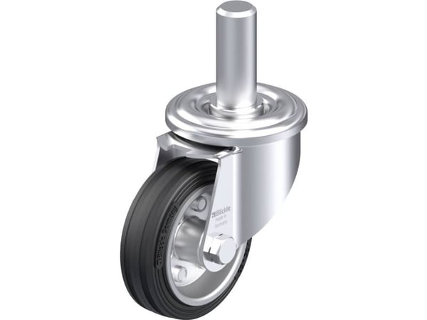 Blickle 576496 LEZ-VE 80R styrhjul i stål, hjuldiameter 80 mm, bärförmåga max 50 kg