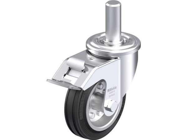 Blickle 576553 LEZ-VE 100R-FI Teräksinen kääntöpyörä Pyörän halkaisija: 100 mm Kantavuus (max.): 70 kg 1 kpl