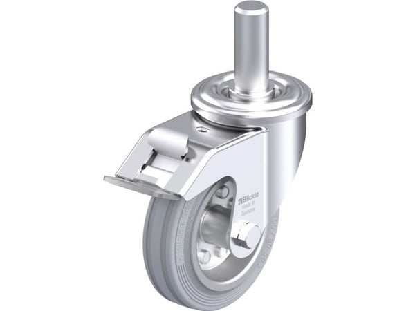 Blickle 614495 LEZ-VE 100R-FI-SG styrhjul i stål hjuldiameter 100 mm bärförmåga (max) 70 kg (1 st)