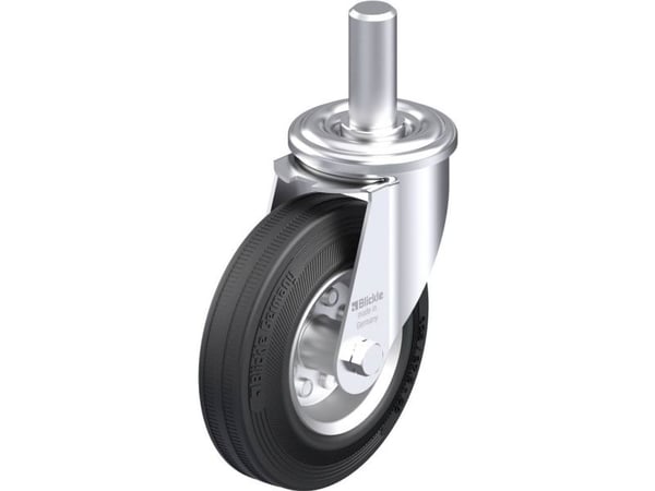 Blickle 576579 LEZ-VE 125R Teräksinen kääntöpyörä Pyörän halkaisija: 125 mm Kantavuus (max.): 100 kg 1 kpl