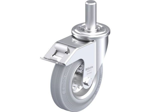 Blickle 614198 LEZ-VE 125R-FI-SG Teräksinen kääntöpyörä Pyörän halkaisija: 125 mm Kantavuus (max.): 100 kg 1 kpl
