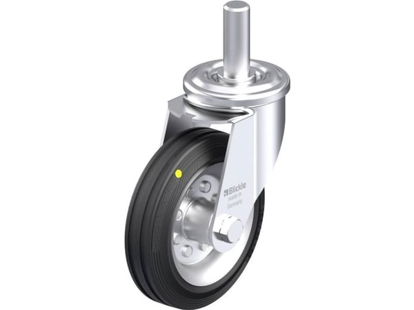Blickle 739162 LEZ-VE 150R-22-EL styrhjul i stål, hjuldiameter 150 mm, bärförmåga max 135 kg, 1 st