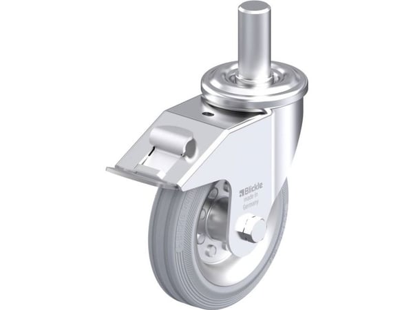 Blickle 696963 LEZ-VE 150R-27-FI-SG styrehjul i stål, hjuldiameter 150 mm, bæreevne maks. 135 kg, 1 stk