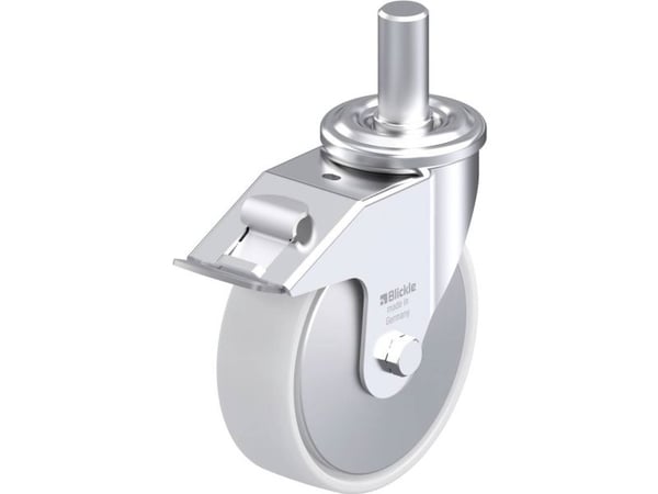 Blickle 749840 LEZ-PO 160G-27-FI-FA Teräksinen kääntöpyörä Pyörän halkaisija: 160 mm Kantavuus (max.): 300 kg 1 kpl