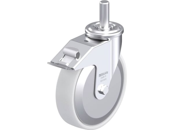 Blickle 749842 LEZ-PO 200G-22-FI-FA Teräksinen kääntöpyörä Pyörän halkaisija: 200 mm Kantavuus (max.): 300 kg 1 kpl