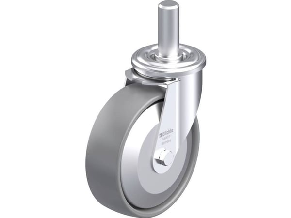 Blickle 946662 LEZ-PO 125G-ELS-FA styrehjul i stål, hjuldiameter 125 mm, bæreevne (maks.) 150 kg (1 stk)