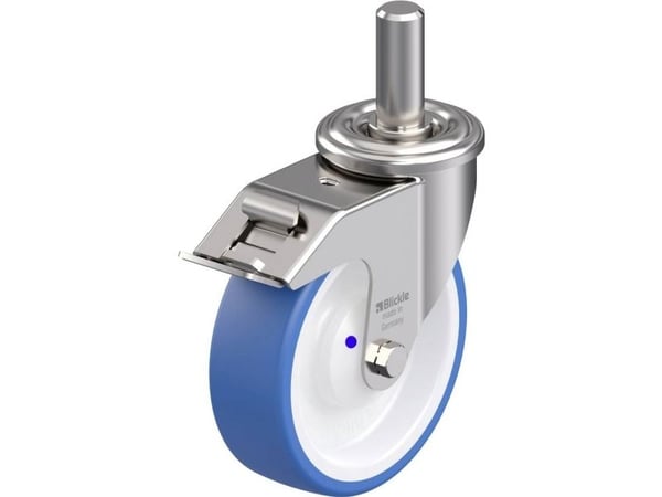 Blickle 942141 LEXZ-POTHS 125XKA-FI Ohjauspyörä ruostumatonta terästä Pyörän halkaisija: 125 mm Kantavuus (max.): 150 kg 1 kpl