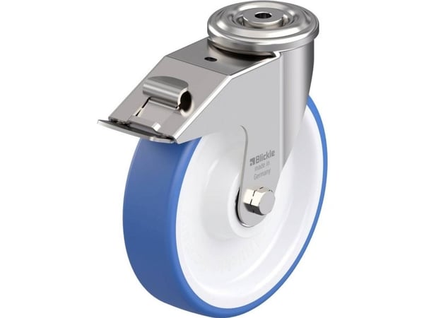 Blickle 947748 LEXR-POTHS styrehjul i rustfritt stål 200xK-FI, hjuldiameter 200 mm, maks 300 kg (1 stk)