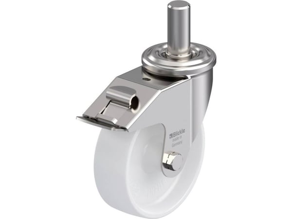 Blickle 584391 LEXZ-PO styrehjul i rustfritt stål, hjuldiameter 150 mm, bæreevne (maks.) 300 kg, 1 stk