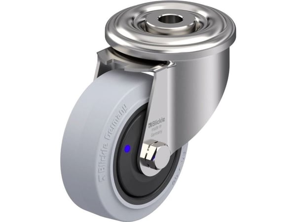 Blickle 945724 LEXR-POEV 80XKF-SG styrehjul i rustfritt stål, hjuldiameter 80 mm, bæreevne (maks.) 140 kg, 1 stk