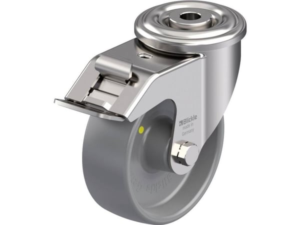 Blickle 846567 LEXR-PO 100G-FI-ELS Ohjauspyörä ruostumatonta terästä Pyörän halkaisija: 100 mm Kantavuus (max.): 150 kg 1 kpl