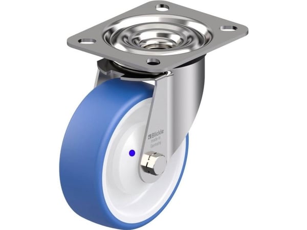 Blickle 942092 LEX-POTHS 100XKA Ohjauspyörä ruostumatonta terästä Pyörän halkaisija: 100 mm Kantavuus (max.): 150 kg 1 kpl