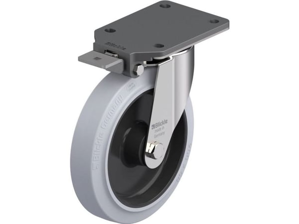 Blickle 671149 LEX-POEV 200XR-IS-SG Ohjauspyörä ruostumatonta terästä Pyörän halkaisija: 200 mm Kantavuus (max.): 300 kg 1 kpl