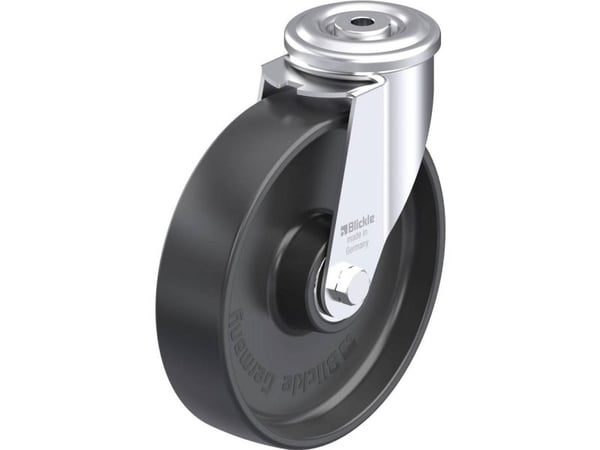 Blickle 952292 LER-PP 200K Teräksinen kääntöpyörä Pyörän halkaisija: 200 mm Kantavuus (max.): 300 kg 1 kpl