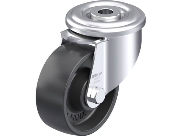 Blickle 605477 LER-PP 80R styrhjul i stål, hjuldiameter 80 mm, bärförmåga (max.) 120 kg 1 st