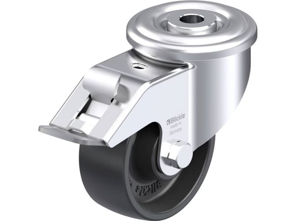 Blickle 628016 LER-PP 80R-FI Teräksinen kääntöpyörä Pyörän halkaisija: 80 mm Kantavuus (max.): 120 kg 1 kpl