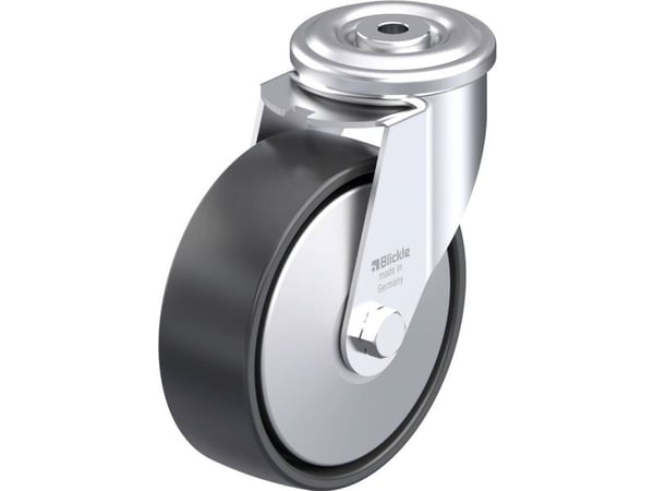 Blickle 441642 LER-PP 150G-FA Teräksinen kääntöpyörä Pyörän halkaisija: 150 mm Kantavuus (max.): 300 kg 1 kpl