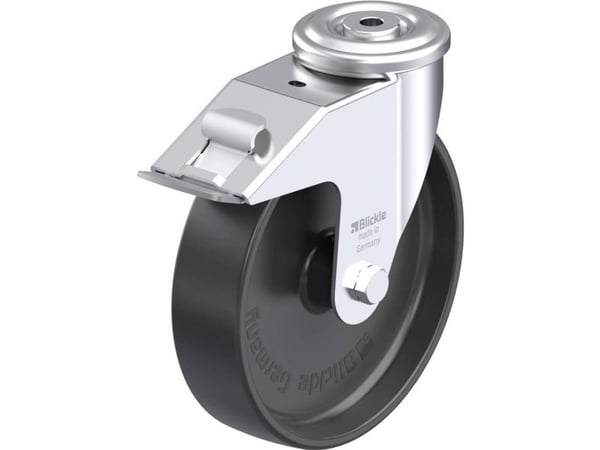 Blickle 580555 LER-PP 200G-FI styrehjul i stål - hjuldiameter 200 mm, bæreevne maks. 300 kg (1 stk.)