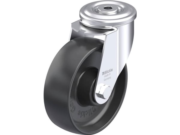 Blickle 30767 LER-PP 150R Teräksinen kääntöpyörä Pyörän halkaisija: 150 mm Kantavuus (max.): 300 kg 1 kpl