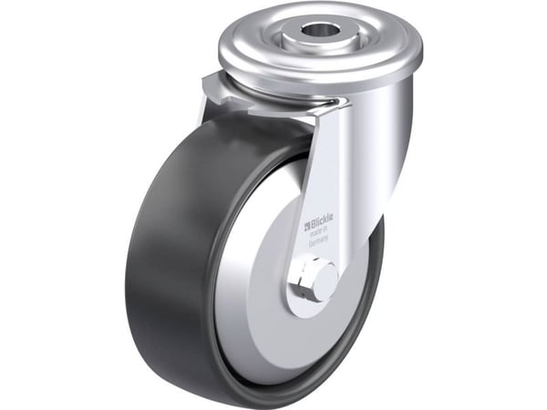 Blickle 748359 LER-PP 100R-FA Teräksinen kääntöpyörä Pyörän halkaisija: 100 mm Kantavuus (max.): 150 kg 1 kpl