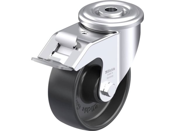 Blickle 642462 LER-PP 100R-FI styrhjul i stål Hjuldiameter: 100 mm Bärförmåga (max): 150 kg 1 st