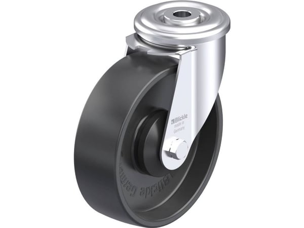 Blickle 952284 LER-PP 125KA Teräksinen kääntöpyörä Pyörän halkaisija: 125 mm Kantavuus (max.): 150 kg 1 kpl