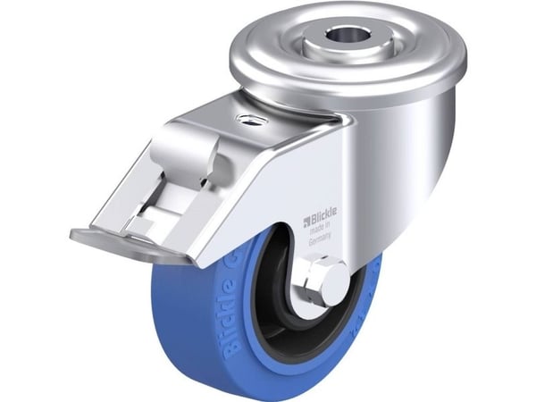Blickle 678508 LER-POEV 80R-FI-SB styrehjul i stål - hjuldiameter 80 mm - bæreevne (maks.) 140 kg - 1 stk