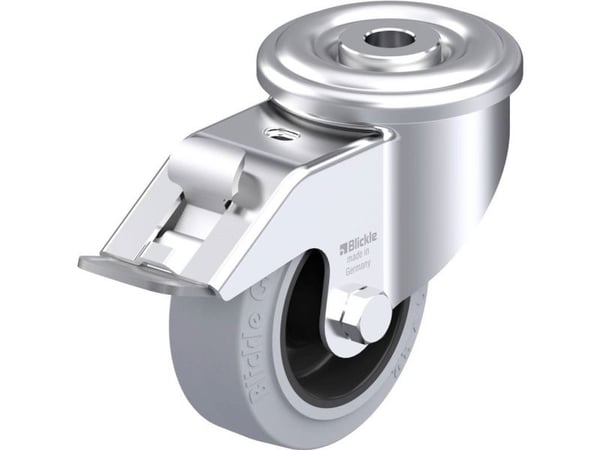 Blickle 942059 LER-POEV 80G-FI-SG styrhjul i stål, hjuldiameter 80 mm, bärförmåga (max) 140 kg, 1 st
