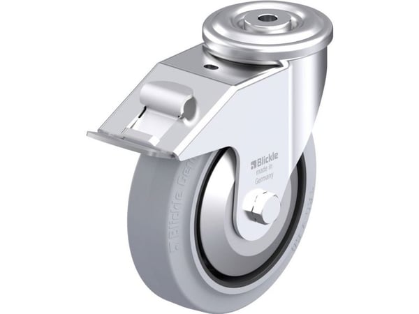 Blickle 941914 LER-POEV 160KA-FI-SG-FA styrehjul i stål, hjul Ø160 mm, maks 300 kg (1 stk.)