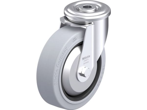 Blickle 908996 LER-POEV 125R-SG-FA Teräksinen kääntöpyörä Pyörän halkaisija: 125 mm Kantavuus (max.): 150 kg 1 kpl