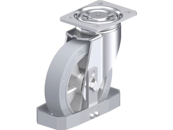 Blickle 938636 LH-ALEV 180K-SG-FS styrhjul i stål, hjuldiameter 180 mm, bärförmåga max 450 kg, 1 st