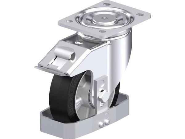 Blickle 912941 LH-ALEV 150K-FI-FS Teräksinen kääntöpyörä Pyörän halkaisija: 150 mm Kantavuus (max.): 400 kg 1 kpl