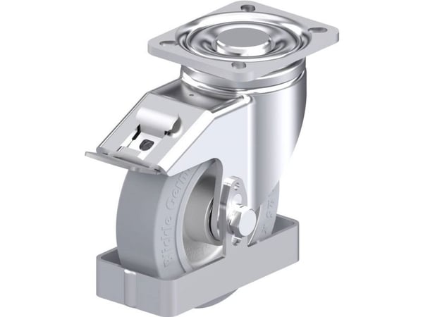 Blickle 908135 LH-ALEV 125K-1-FI-SG-FS Teräksinen kääntöpyörä Pyörän halkaisija: 125 mm Kantavuus (max.): 250 kg 1 kpl