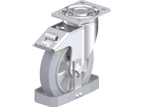 Blickle styrehjul i stål 938643 LH-ALEV 200K-FI-SG-AS-FS, hjul Ø 200 mm, maks. 450 kg (1 stk)