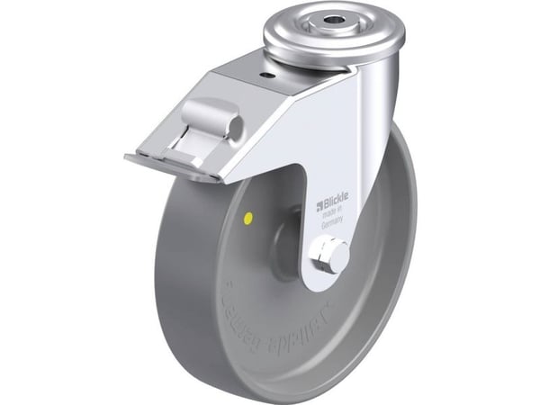 Blickle 915935 LER-PO 200G-FI-ELS styrhjul i stål, hjuldiameter 200 mm, bärförmåga max 300 kg (1 st)