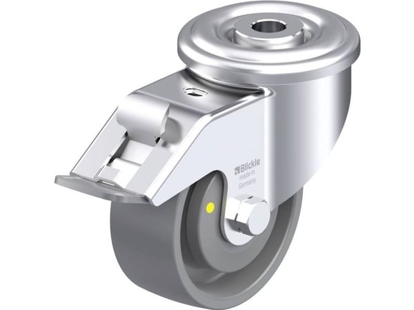 Blickle 936889 LER-PO 80KA-FI-ELS Teräksinen kääntöpyörä Pyörän halkaisija: 80 mm Kantavuus (max.): 150 kg 1 kpl