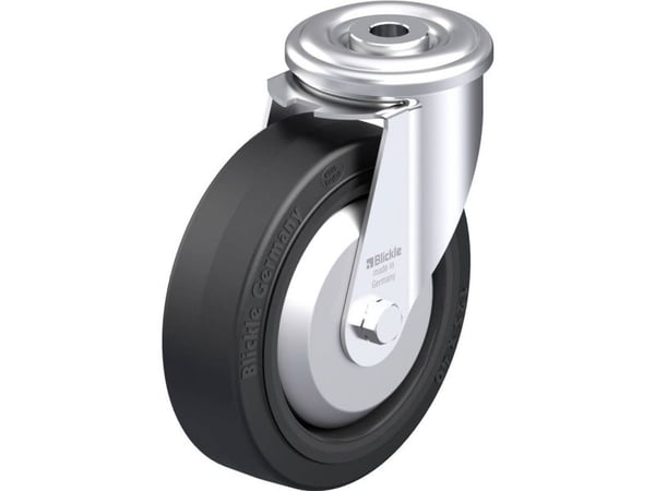 Blickle 941877 LER-POEV 125KA-FA Teräksinen kääntöpyörä Pyörän halkaisija: 125 mm Kantavuus (max.): 150 kg 1 kpl