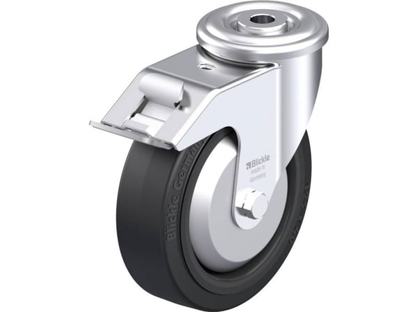 Blickle 941878 LER-POEV 125KA-FI-FA Teräksinen kääntöpyörä Pyörän halkaisija: 125 mm Kantavuus (max.): 150 kg 1 kpl