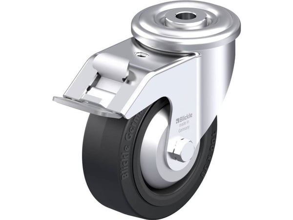 Blickle 941860 LER-POEV 100XR-FI-FA styrhjul i stål — hjuldiameter 100 mm — bärförmåga (max) 150 kg (1 st)