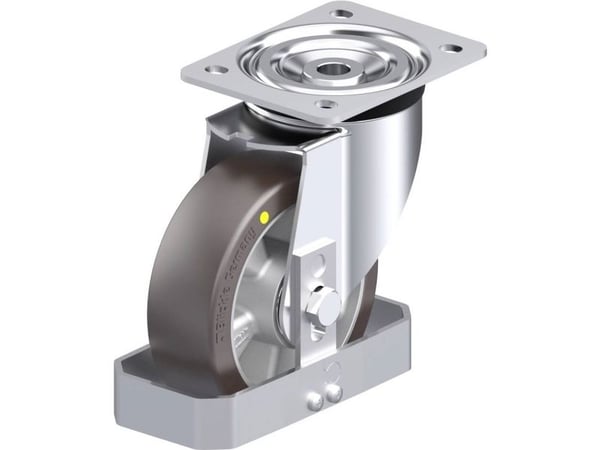 Blickle 939150 L-ALST 150K-AS-FS Teräksinen kääntöpyörä Pyörän halkaisija: 150 mm Kantavuus (max.): 400 kg 1 kpl